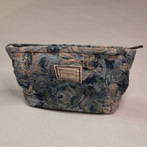 Floral Tapestry Bag - Blue and Pink- Pleasant Time